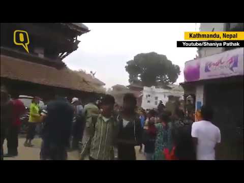 Buildings in Ruins as M7.9 Quake Devastates Nepal