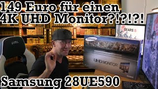 4K UHD 28 Zoll Monitor von Samsung für 149 euro!!!! | Samsung U28E590D