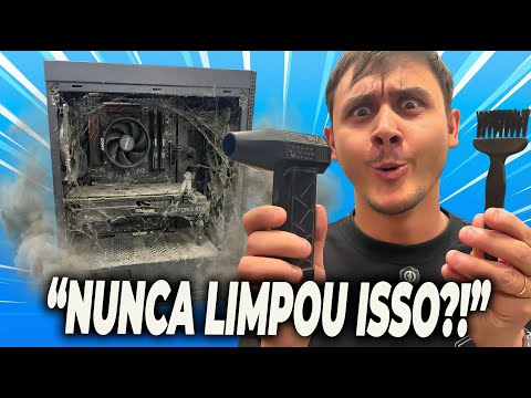 PC rhinitis 🤢! This gaming PC has never been cleaned (I was afraid to open it).