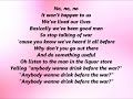 Sinéad O'Connor - Drink Before The War (Lyrics)