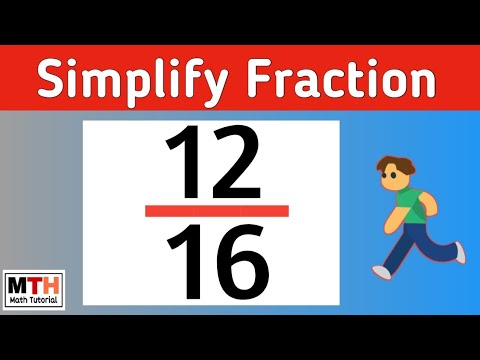 12/16 simplified | How to simplify the fraction 12/16