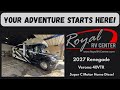Check out this Video for a 2027 Renegade RV Verona 40VTR(Stock #RWY8159)  for sale by Royal RV Center. This unit is located in Middlebury, IN