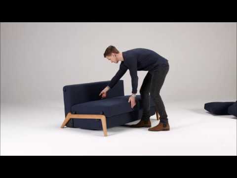 INNOVATION® CUBED 140 Wood Schlafsofa