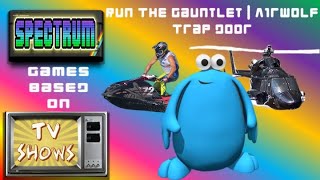 Run The Gauntlet | AirWolf | Trap Door | 🏁🚁🚪 🕹 ZX Spectrum Games Based on TV Shows 📺 1️⃣