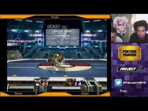 Pontoise Mansion 3 : Pools : Chen (C.Falcon) vs Yama (Sheik)