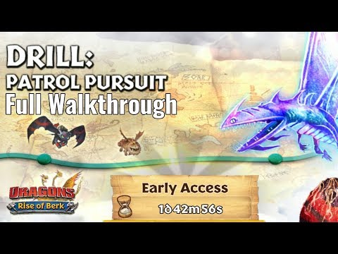 Drill: Patrol Pursuit - New Gauntlet Event Full Walkthrough | Dragons: Rise of Berk