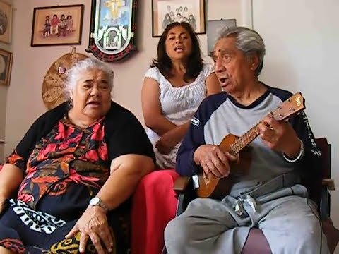 Niue Islander sings "Tau Fuata Niue",  Hala Tutavaha, and Liliani