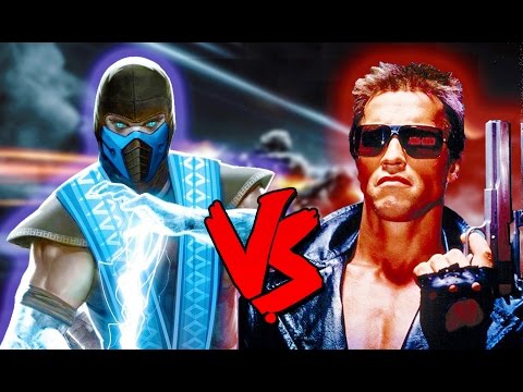 Sub-Zero Vs The Terminator - Epic Battle - Mortal Kombat Costume Skin Mod