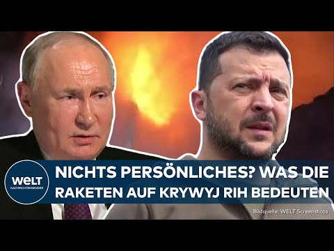 PUTINS KRIEG: Raketen auf Krywyj Rih! Russische Attacke auf Geburtsstadt von Wolodymyr Selenskyj