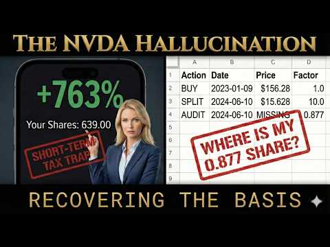NVIDIA (NVDA) Stock Split 2024: Fix 1099-B Cost Basis Errors | FDL