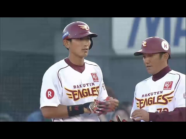【1回裏】クリーンアップ連打で勝ち越し!! イーグルス・中川 センター前タイムリー 2015/6/10 E-DB