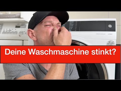 Deine Waschmaschine stinkt?  Dann hab ich hier die Lösung für Dich.