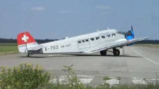 preview picture of video 'JU-52 in Oberschleissheim'