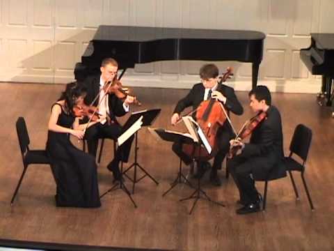 Amphion String Quartet plays Beethoven Op.18 No.6 1st mvt.