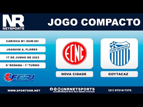 Nova Cidade 1 x 0 Goytacaz - Campeonato Carioca Série B1 2023 (Sub-20) COMPACTO