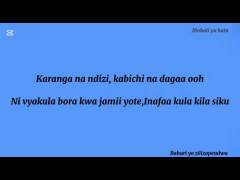 MAMA CHAKULA BORA LYRICS - MBARAKA MWINSHEHE
