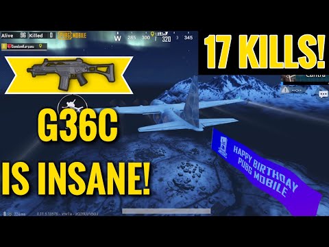NEW GUN G36C IS INSANE! SOLO VS SQUAD! - PUBG MOBILE