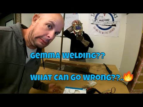 Rate My Weld! Gemma Learns To Weld Making New Anchors