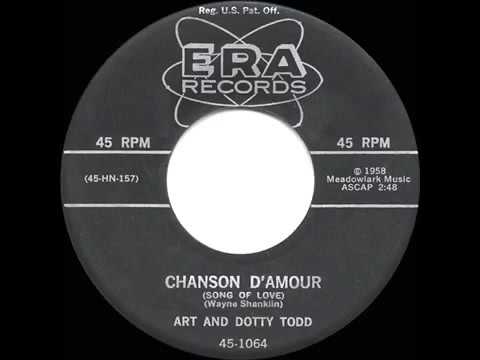 1958 HITS ARCHIVE  Chanson D’Amour Song Of Love   Art & Dotty Todd
