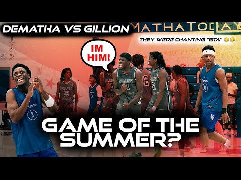 Marcis Ponder and Gillion Academy were talking crazyy to Dematha and the game got heated | 6/29/2025