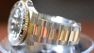 preview picture of video 'PRE-OWNED ROLEX GMT-MASTER II 116713 TWO TONE WATCH - Boca Raton Pawn'