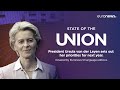 Live Ursula Von Der Leyen Delivers Her Annual State Of The Union Speech