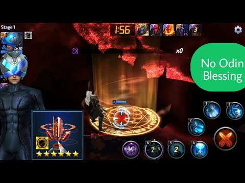 Professor X Solo Knull With Normal Obelisk - Marvel Future Fight