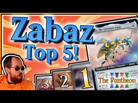 Zabaz, the Glimmerwasp! | Commander Top 5! | EDH | The Pantheon | Ep.66