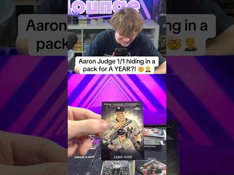 AARON JUDGE 1/1 CARD FINALLY PULLED 👀