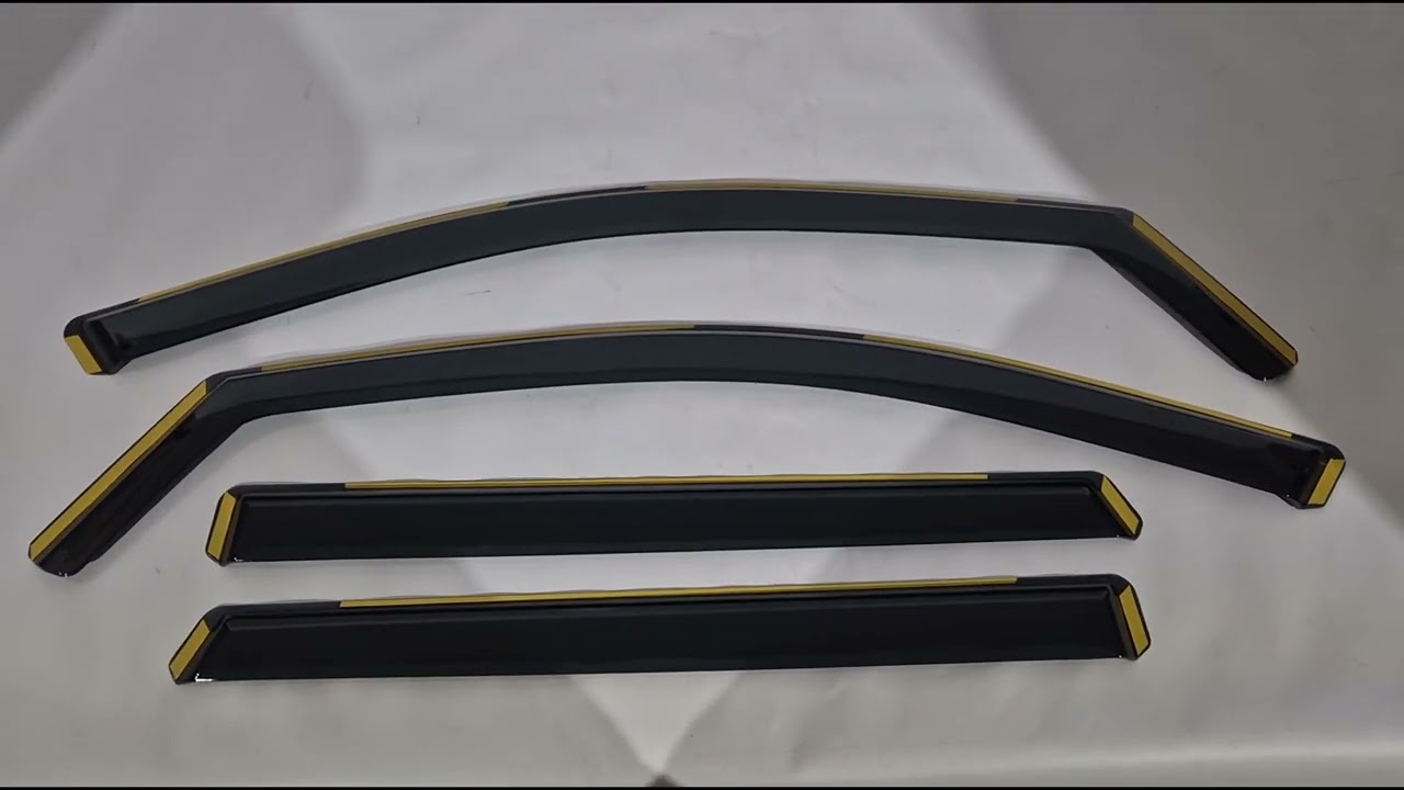 Вставные ветровики Niken Luxury (4 шт) Video 1