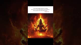 Download lagu The god of flames Agni dev ✨🔥| #youtubeshorts #hindugod #krishna #mahabharat mp3