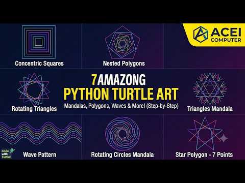 Aceicomputer Python Turtle Patterns Python Turtle Art Rotating Triangles Python Turtle