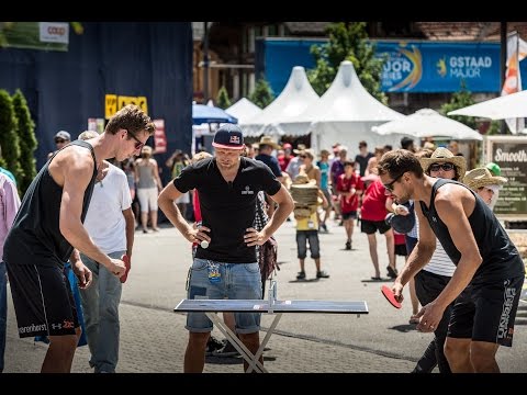 Meet and Beach at #GstaadMajor: Julius Brink meets Nummerdor/Varenhorst