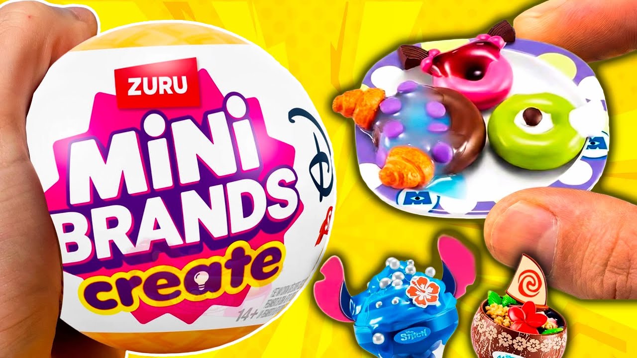 Vídeo de Mini Brands Create Disney Snacks