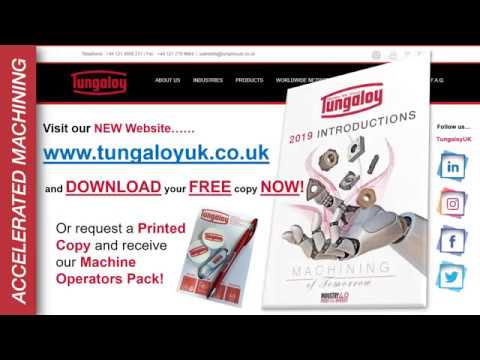 Tungaloy UK 2019 Introductions Catalogue