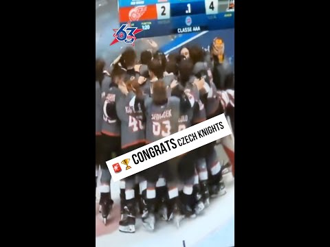 🚨🏆 CONGRATS Czech Knights for winning the Quebec Peewee AAA Tournament