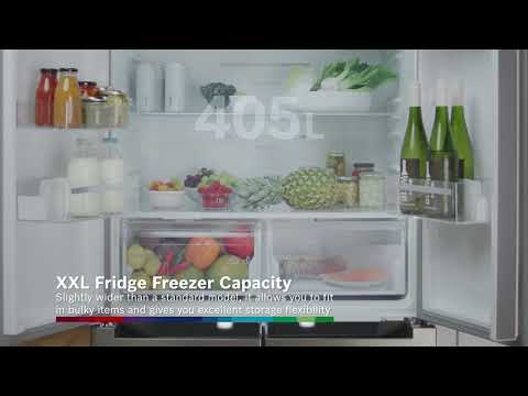 Bosch KFN96VPEAG | American Style Refrigeration | Metallic Bosch KFN96VPEAG | American Style Refrigeration | Metallic