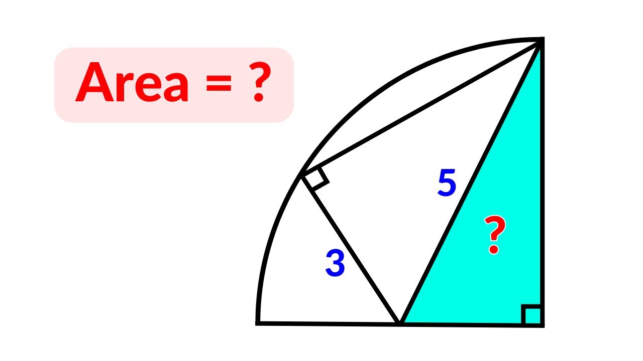 Find the shaded area | Hungary Math Olympiad | A Very Nice Geometry Problem
