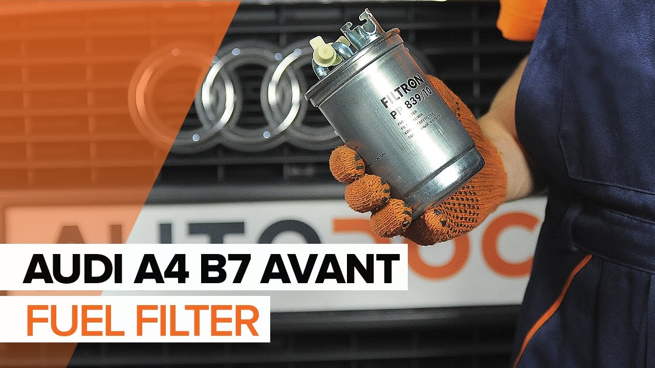 Kuidas vahetada Audi A4 B7 Avant kütusefiltri – õpetus