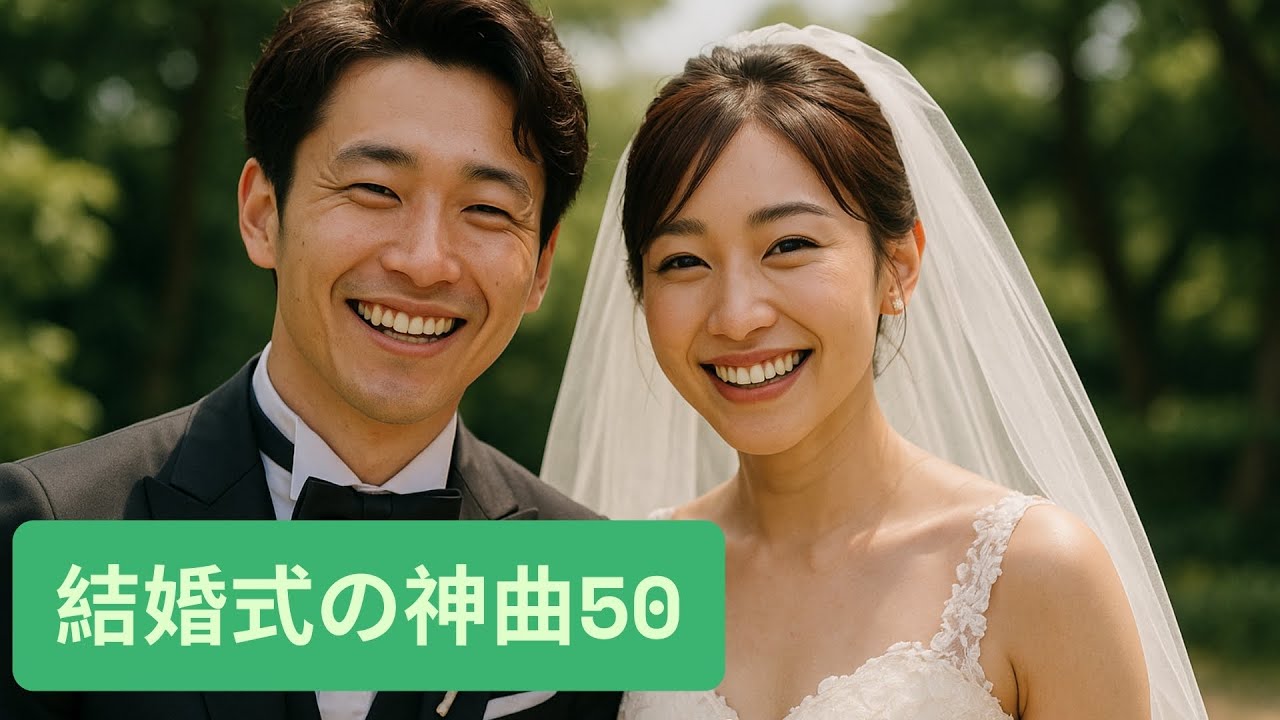 【2025年最新版】 結婚式・披露宴におすすめの曲人気ランキング50選