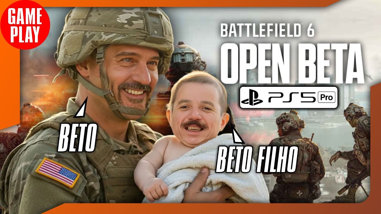 🎮🚨  4K 60FPS - JOGANDO BETO FILHO 6 BETA no PS5 PRO - BATTLEFIELD 6 #battlefield6