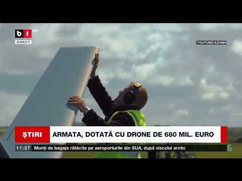 ARMATA, DOTATĂ CU DRONE DE 680 MIL  DE EURO_Știri B1_28 dec 2022