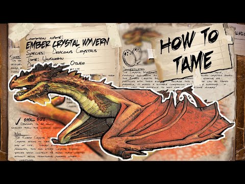 Ark Survival Evolved How To Tame Crystal Wyverns