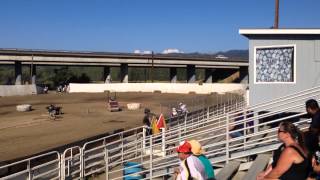preview picture of video 'Ukiah Flat Track Motorcycle Racing - 230 Premier Main Event - 8/11/2013'