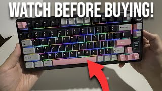 AULA S75 PRO Wireless Mechanical Keyboard with Screen&Knob, 75% Hot Swappable Gaming Keyboard with P