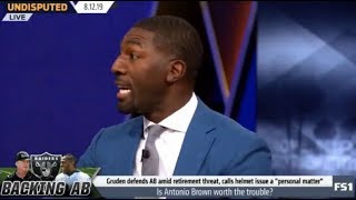 Greg Jennings REACTS TO ''Gruden defends AB amid retirement threat,...'' | Undisputed