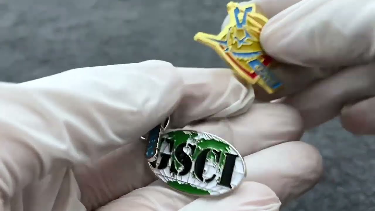 1603 - Three Designs Of Cowboy And Horse Enamel Pin Badges