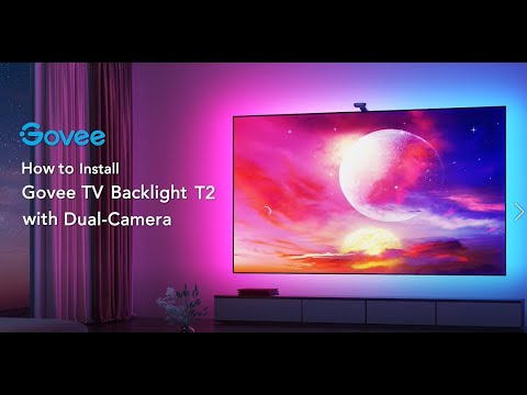 How to Install Govee Envisual TV Backlight T2 with Dual Camera?