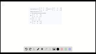 Download the video "To write a C++ program to add two matrices A and B of size 2x2. Also, print the sum of all the diag…"