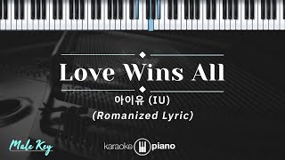 Download lagu Love Wins All - 아이유 (IU) (KARAOKE PIANO - MALE KEY) mp3
